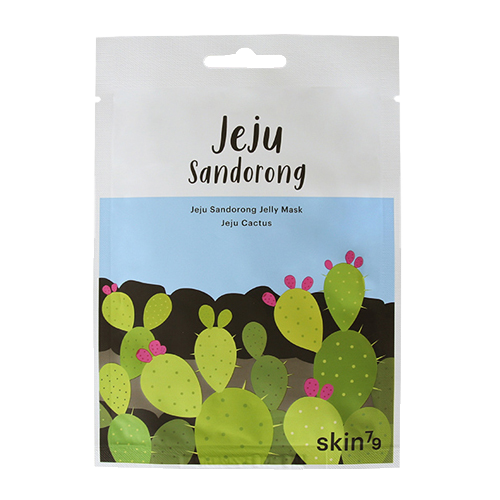 Jelly-textured mask with Jeju cactus extract for moisture relief