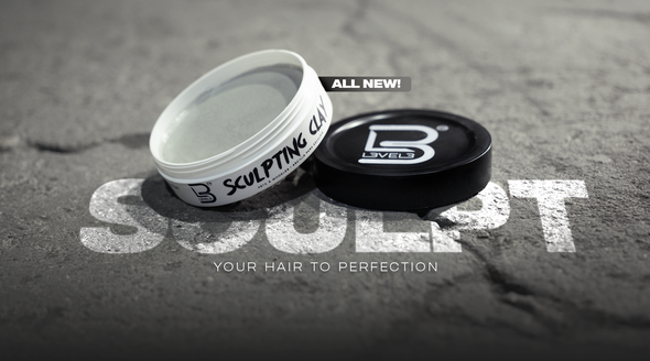 L3VEL3 Sculpting Clay – Strong Hold & Matte Finish, 150 g/ 5 oz