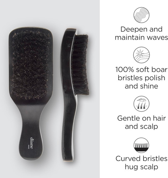 Soft bristle hair brush for detangling and styling