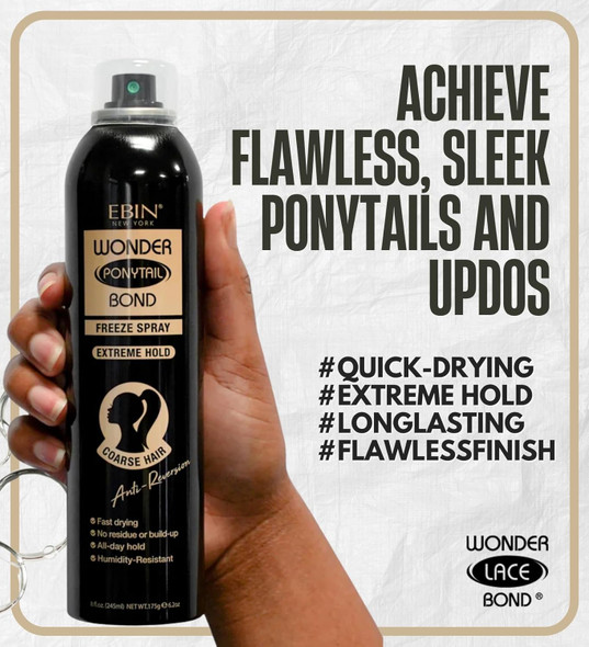 Extreme hold hair spray for coarse hair