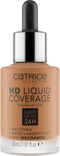 Catrice HD Liquid Coverage Foundation 080 Caramel Beige bottle