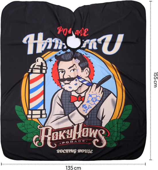 Salon haircut cape full coverage