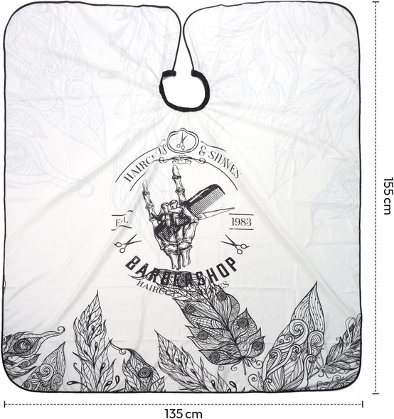 Salon haircut cape full coverage