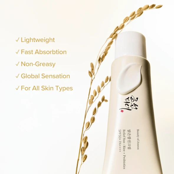Beauty of Joseon Relief Sun: Rice + Probiotics SPF 50 + PA++++