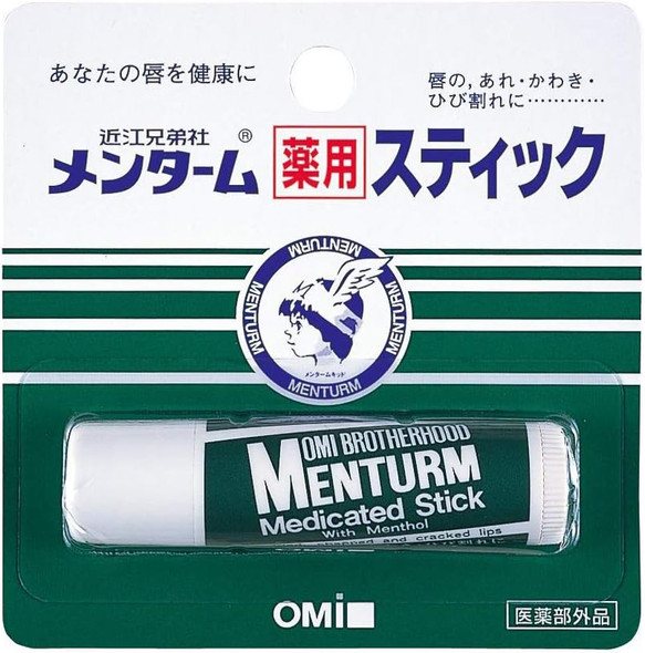 Omi Menturm Menthol Lip Balm Stick 5g