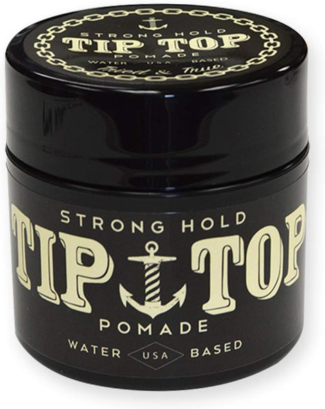 Tip Top Strong Hold Water-Based Hair Pomade (4.25 oz)