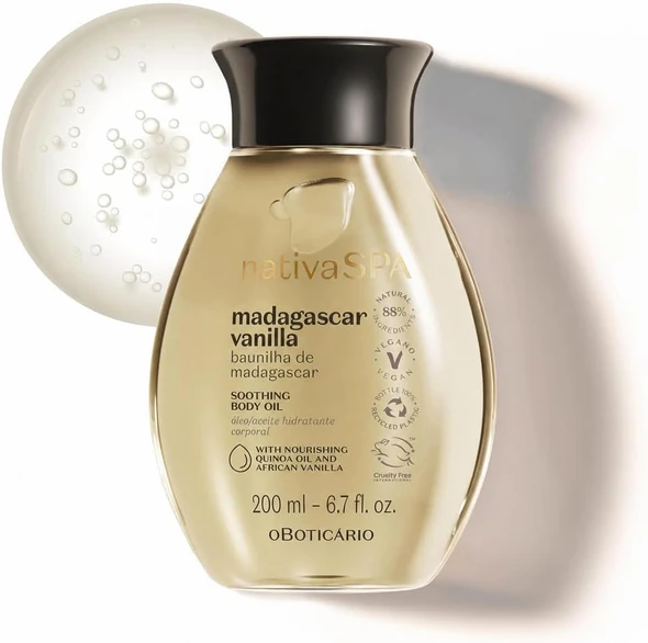 Nativa SPA Madagascar Vanilla Soothing Body Oil 200 ml