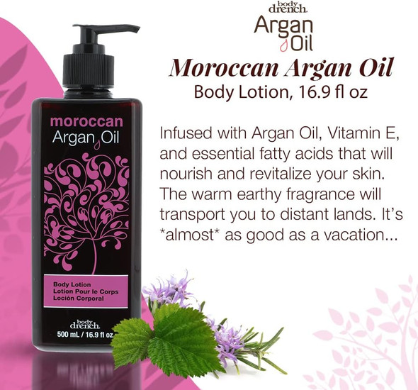 Body Drench Moroccan Argan Oil Body Lotion 16.9 fl oz