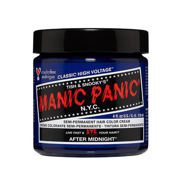 Manic Panic After Midnight Semi-Permanent Hair Color Cream 4 oz