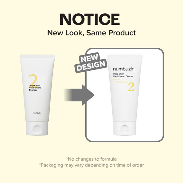 numbuzin No.2 Deep Clean Fresh Cream Cleanser 120 ml