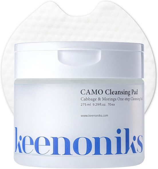 KEENONIKS CAMO Facial Cleansing Pads 70 Pads / 275ml