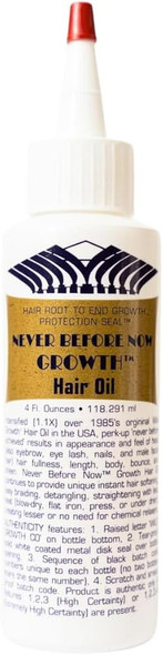 Wild Growth Never Before Now Hair Oil 4 oz