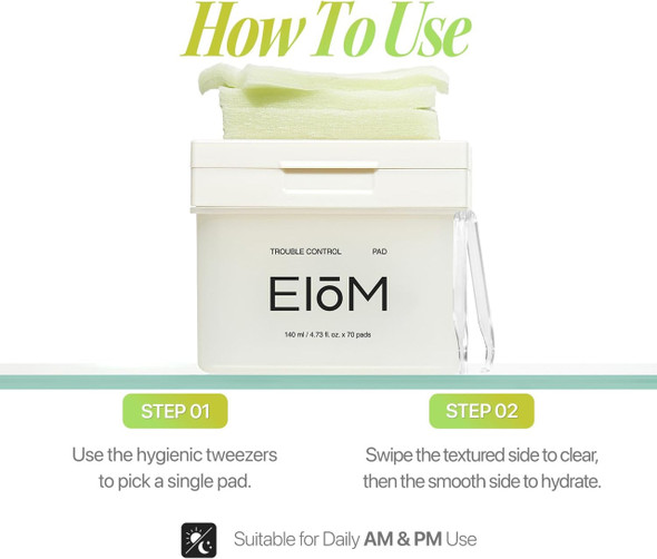 EIOM Trouble Control Pad 70 Pads / 140ml
