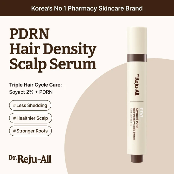 Dr.Reju-All Advanced PDRN Hair Density Scalp Serum (15ml) – Exosome & SoyAct Scalp Treatment