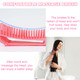 Gen'C Béauty Pink Detangling Hair Brush for Curly Hair