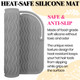 Gen'C Béauty Grey Heat Resistant Silicone Mat for Hot Styling Tools (9" x 6.5")