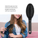 Remove Tangle about Loop Wig Brush Curly Wave Hair Extension Brush (Black)