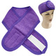 Gen'C Béauty Adjustable Spa Facial Makeup Mask Magic Tape Headband- Purple