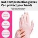 Protect your hand about Gen'C Béauty Anti UV Light Fingerless Manicure Gloves