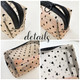 Details of Gen'C Béauty 5 Pcs Multi-Size Lace Mesh Makeup Bags Set