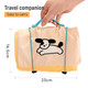 Size of Gen'C Béauty 4 in1 Hanging Roll Up Dog Pattern Makeup Bag