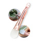 Gen'C Béauty Multi-Purpose Silicone Mask Bush with Spoon-Shaped Tail Handle- Rose Gold