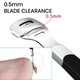 0.5 mm blade clearance of Gen'C Béauty Foot Callus Shaver Pedicure