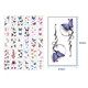 Size of Gen'C Béauty Waterproof Tiny Temporary Tattoos Stickers