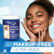 Go makeup-free ultra-quick