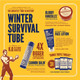 Duke Cannon Winter Survival Tube Set including