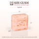 Size of each soap bar in the Pre de Provence Luxury Guest Gift Soap Set Blue Box