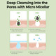 Depp Cleansing into the Pores with Micro Micellar