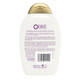 Back of OGX Coconut Miracle Oil Shampoo 13 oz
