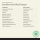 Details of Each & Every Sandalwood & Black Pepper Deodorant 2.5 oz