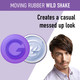 Creat a Casual Messed Up Look of Gatsby Moving Rubber Wild Shake Purple 2.8 oz