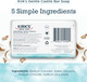 5 Simple Ingredients of Kirk's Gentle Castile Soap Fragrance Free 4 oz