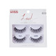 Package with Kiss Lash Couture Faux Mink 2 Pack Muse Black