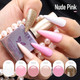The Effect of Gen'C Béauty UV Nail Gel 6 Colors Kit Nude Pink