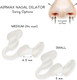 Size of Mack's AIRMAX Nasal Dilator Small Clear for Better Sleep