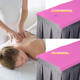 Cross Opening of Gen'C Béauty Disposable Waterproof Massage Table Sheets Pink with Face Hole 50 pcs