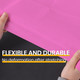 Flexible and Durable of Gen'C Béauty Disposable Waterproof Massage Table Sheets Pink with Face Hole 50 pcs