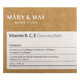 Side Package of Mary&May Vitamin B, C, E Cleansing Balm 4.05 oz