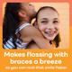 Make flossing with braces a breeze