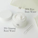 Enriched with 29% Rice Bran Water and 5% Ginseng Root Water
