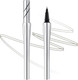 Gen'C Béauty Ultra-Thin Double Tip Liquid Eyebrow Pen in #01 Brown, with the forked nib and a sample stroke