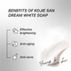 Benefits of Kojie San Dream White Soap 135g 2 Bars