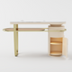 BeNoravo Beauty Salon Manicure Table Workstation Beige
