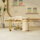 BeNoravo Beauty Salon Manicure Table Workstation Beige