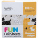 Front of ForPro Professional Collection FUN Foil Sheets Doggone Delight 5" x 10.75" 100 Count