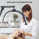 Softlight of Gen'C Béauty Half Moon Lash Light F550B Black